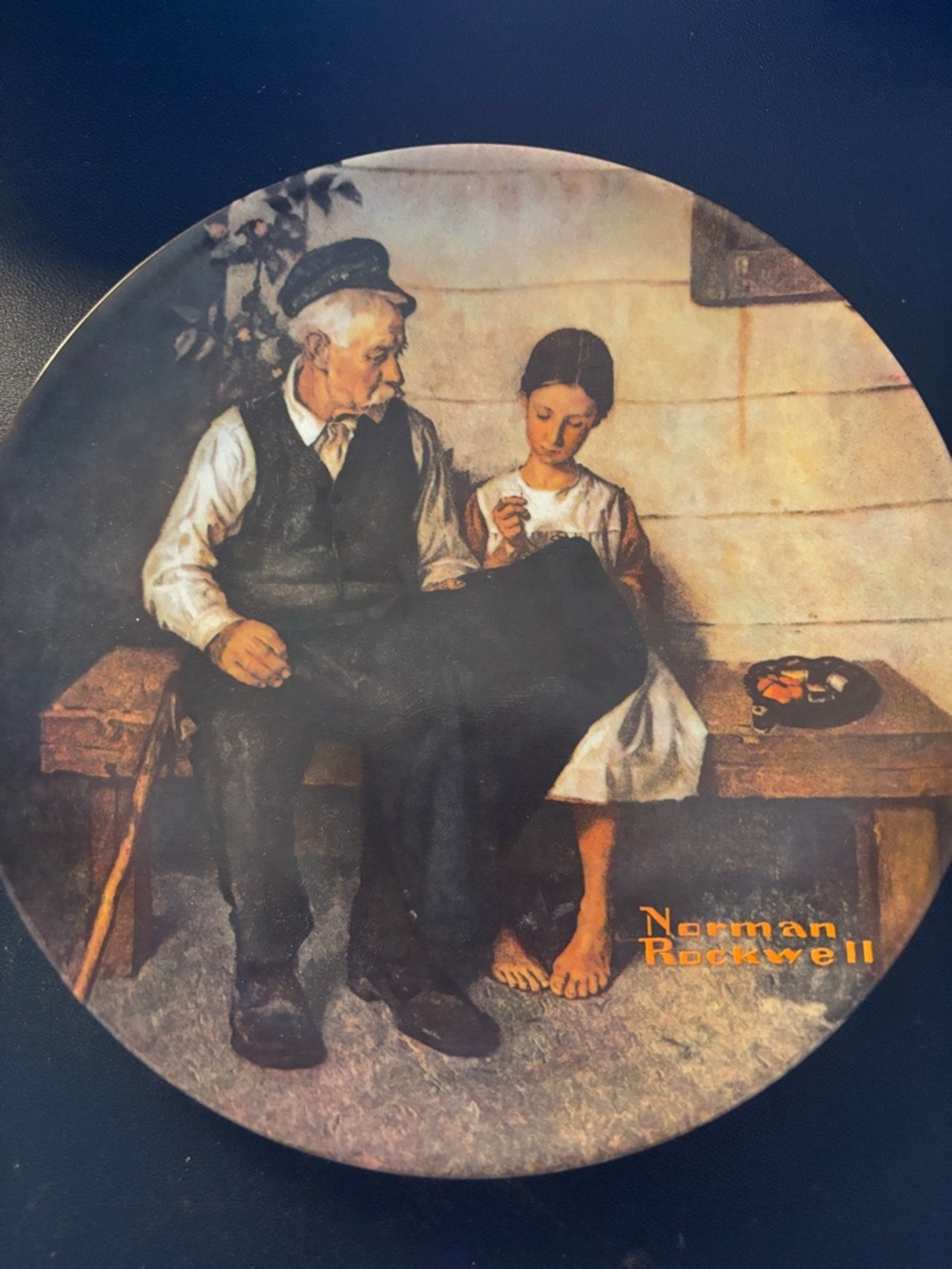 Norman Rockwell Knowles Plate “The Lighthouse Keeper’s Daughter” 1979